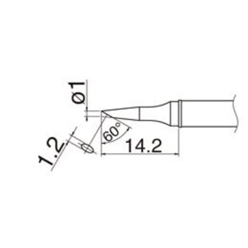 交換用こて先 EA304AL−8