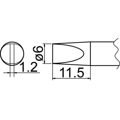 交換用こて先 EA304AP−15
