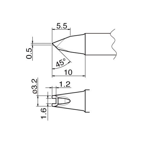交換用こて先 EA304AP−20