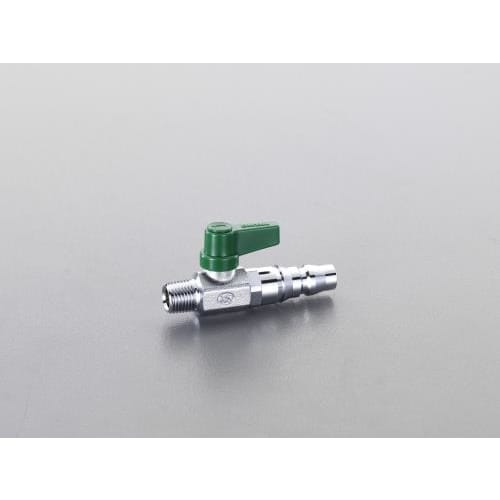 ミニボールバルブ(カプラープラグ付) R1/4