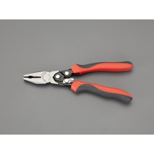 ペンチ(倍力型・ばね付) 210mm