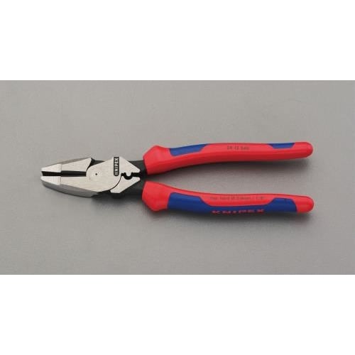 電工ペンチ(グリップ・圧着付/偏芯型) 240mm
