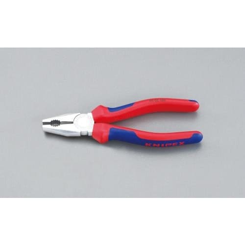 電工ペンチ(グリップ付/メッキ) 200mm