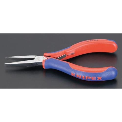 精密用プライヤーグリップ付/平EA537KR−11