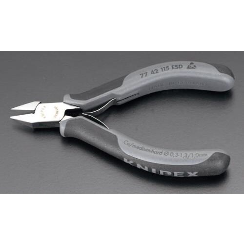 精密用ニッパーESDグリップ EA535KC−14