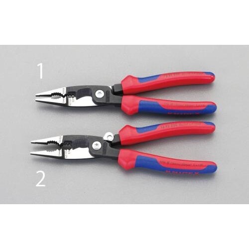 電工プライヤー(ばね付) 200mm