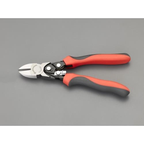 ニッパー(倍力型・ばね付) 210mm