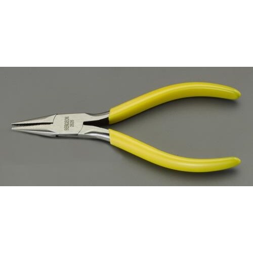 精密プライヤー ハーフラウンド/ギザ付 130mm