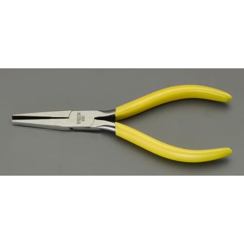 精密プライヤー(フラット/ギザ付) 140mm