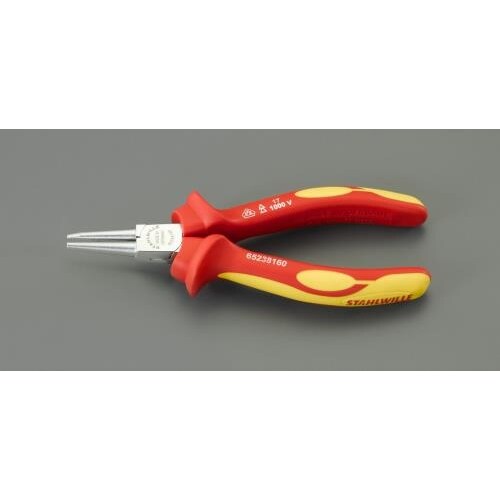 絶縁ラウンドノーズプライヤー EA537SW−11