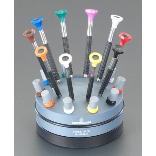 回転台付精密ドライバー 10本組