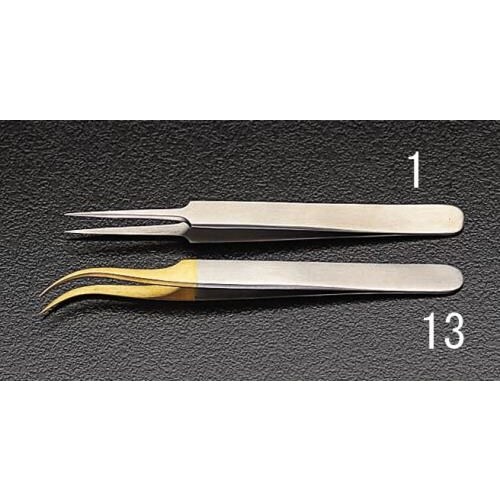 ピンセット(直/先細)0.4x110mm