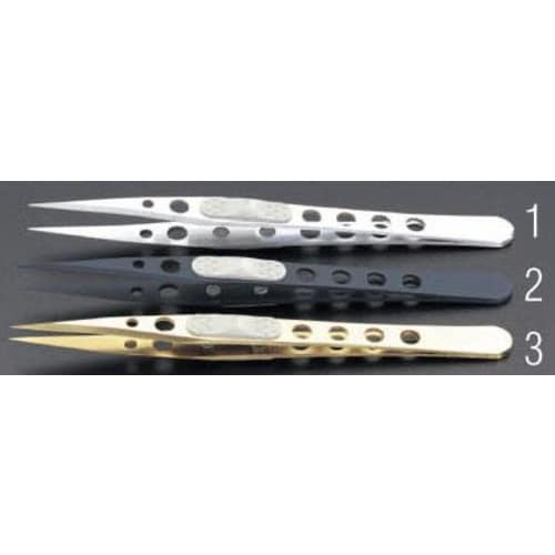 ピンセット(フッ素コート)0.51x125mm