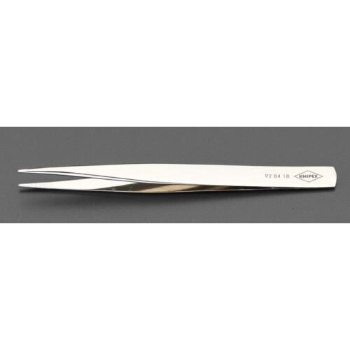 精密用ピンセット(特殊鋼ニッケルメッキ)125mm