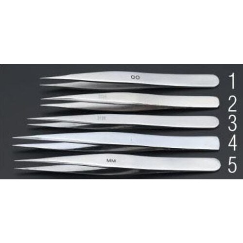 精密用ピンセット 0.4x110mm/HH