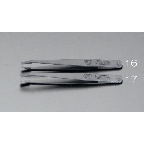プラスティックピンセットESD/118mm/P35