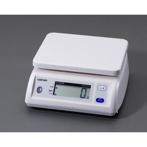 防滴型デジタルはかり 5,000g(2.0g)