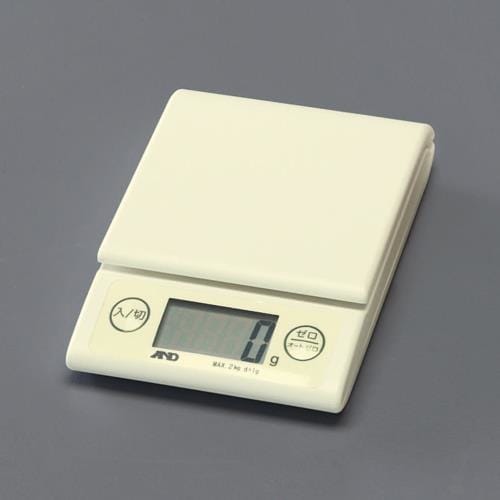 デジタルホームはかり(クリーム)2000g(1g)