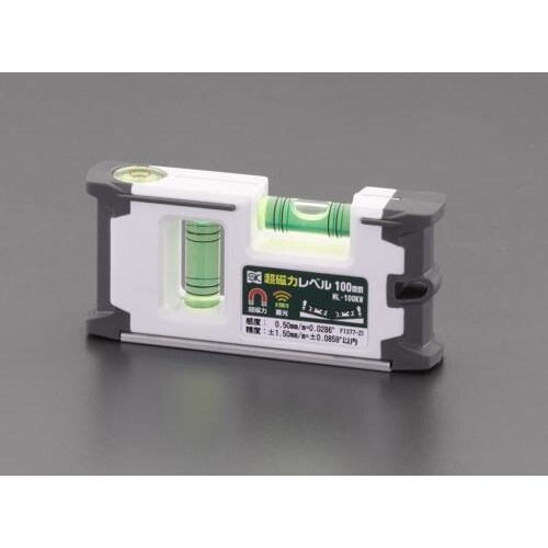 100mm ポケットレベル(強力マグネット付)