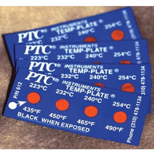 223,232,240,254℃ 温度管理用ラベル