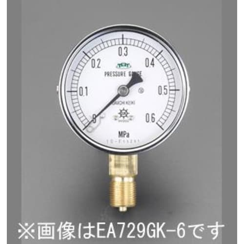 圧力計(耐脈動圧形) 75mm/0−2.0MPa