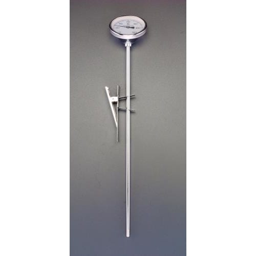 バイメタル温度計 0−120℃/400mm