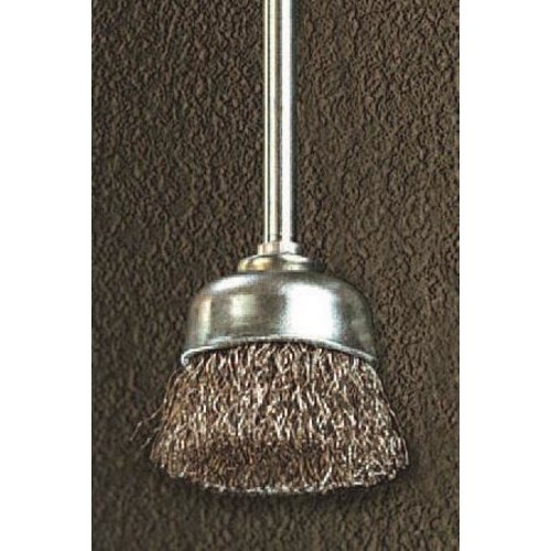 カップ型軸付ブラシ(スチール製)16mm