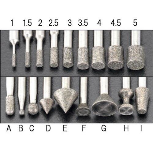 ダイヤモンドバー(3mm軸)18本組