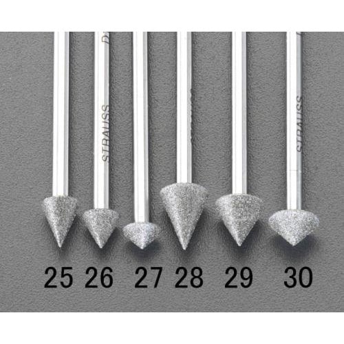 ダイヤモンドバー(傘型)6mm/60゜/55mm