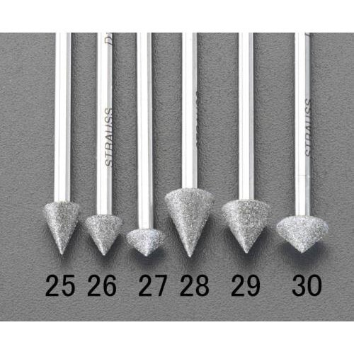 ダイヤモンドバー(傘型)8mm/45゜/55mm