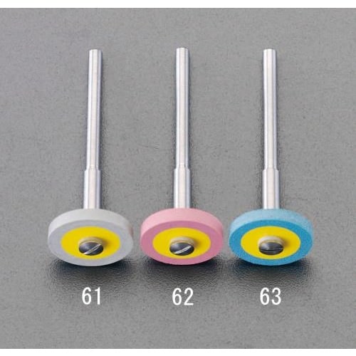 ダイヤモンド付ゴムホイール(中目/3mm軸)