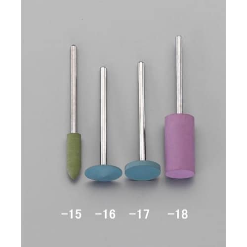 軸付ゴム砥石(2.35mm軸)5x16mm