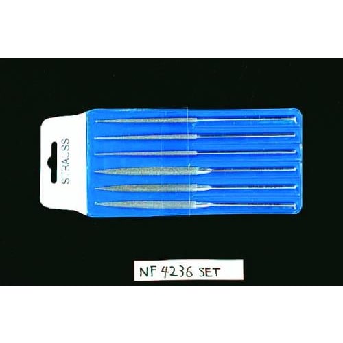 ダイヤモンド鑢(半丸・丸・6本組/粗・中・細)