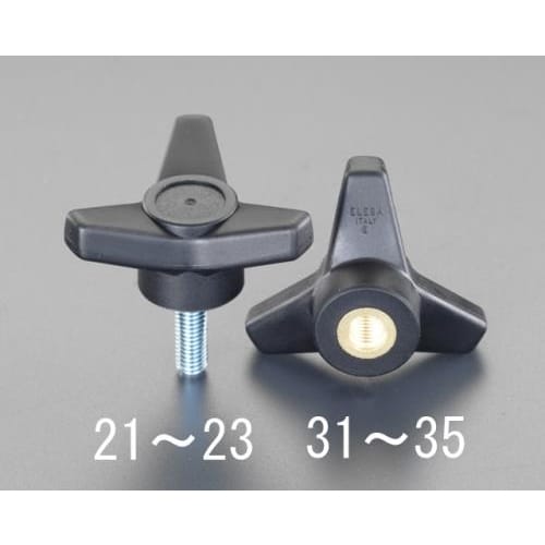 雄ねじノブ M10x80mm