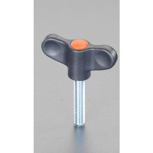 雄ねじノブ「オレンジ」 55mm/M8x30mm