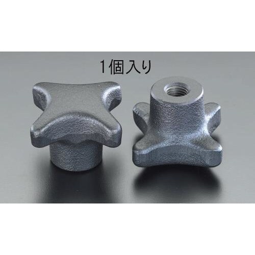 雌ねじノブ M20x38mm/径100mm