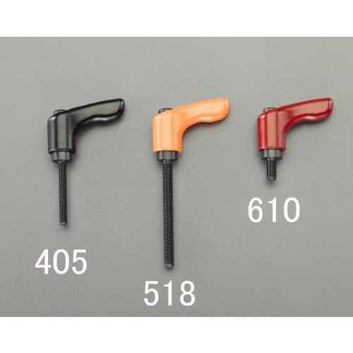 雄ねじミニクランプレバー(レッド)M5x10mm