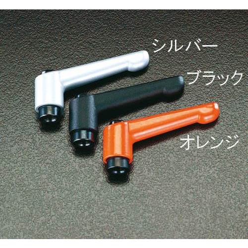 雌ねじクランプレバー(オレンジ)M12