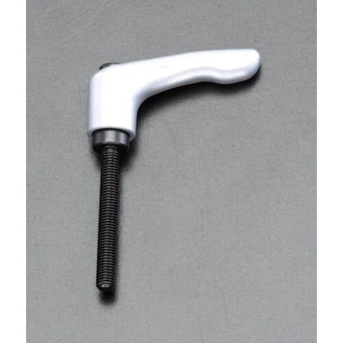 雄ねじクランプレバー(シルバー)M10x40mm