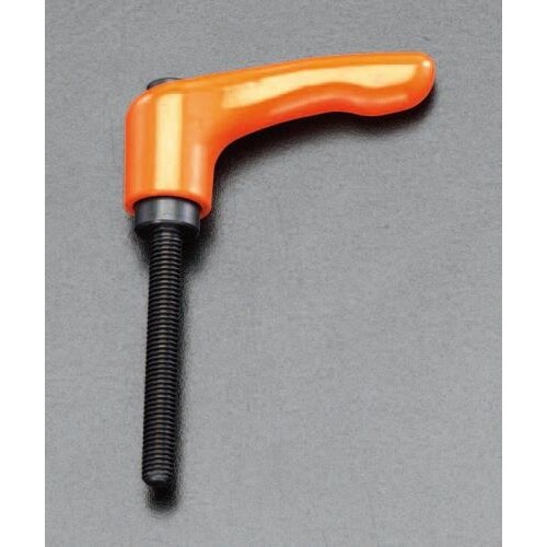 雄ねじクランプレバー(オレンジ)M12x40mm