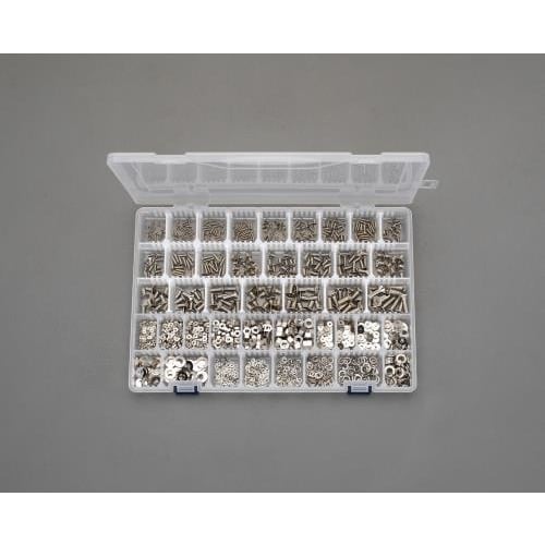 皿頭小ねじ・ナット・ワッシャーセット(真鍮製)