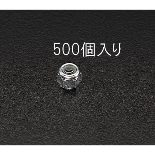 ゆるみ止 ナイロンナットユニクロメッキ500個M4