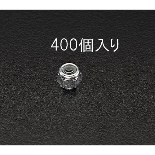 ゆるみ止ナイロンナット ユニクロメッキ400個M5