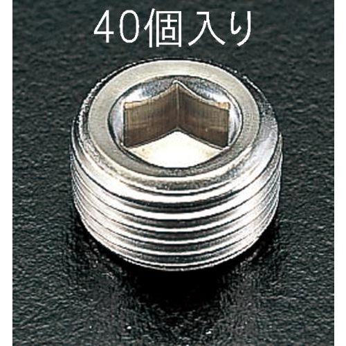 R 3/8 テーパーねじプラグ ステンレス40個