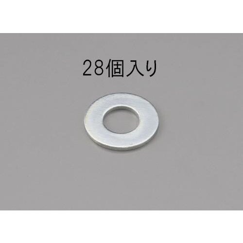 平ワッシャー(ユニクロメッキ/28枚) M12