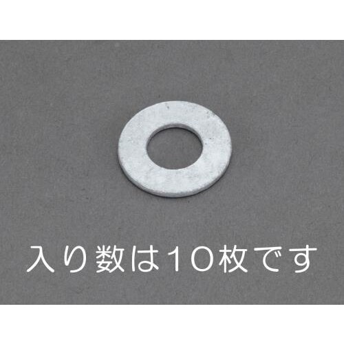 平ワッシャー どぶメッキ10枚M20×40×3.2