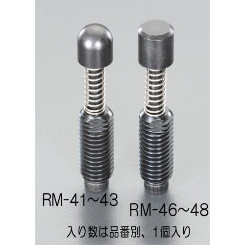 スプリング突き出しピン(ラウンド)M12x67mm