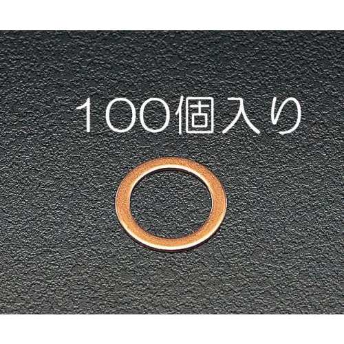銅パッキン100枚/30x24x1.0mm/M24