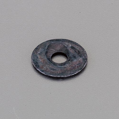 M 4 平ワッシャー三価クロメートメッキ/黒/