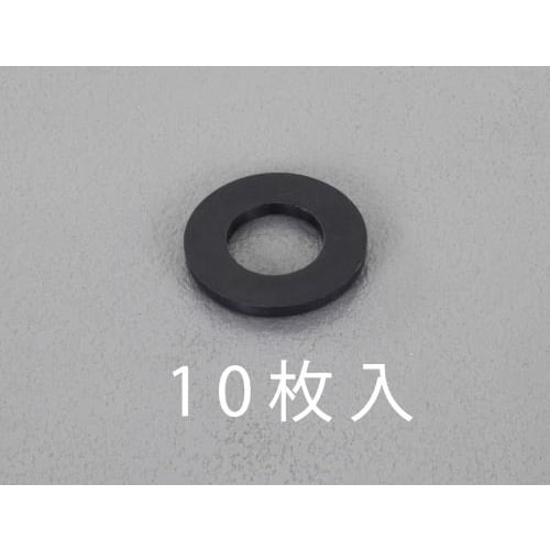 平ワッシャーTPR製黒10枚EA949ZB−101